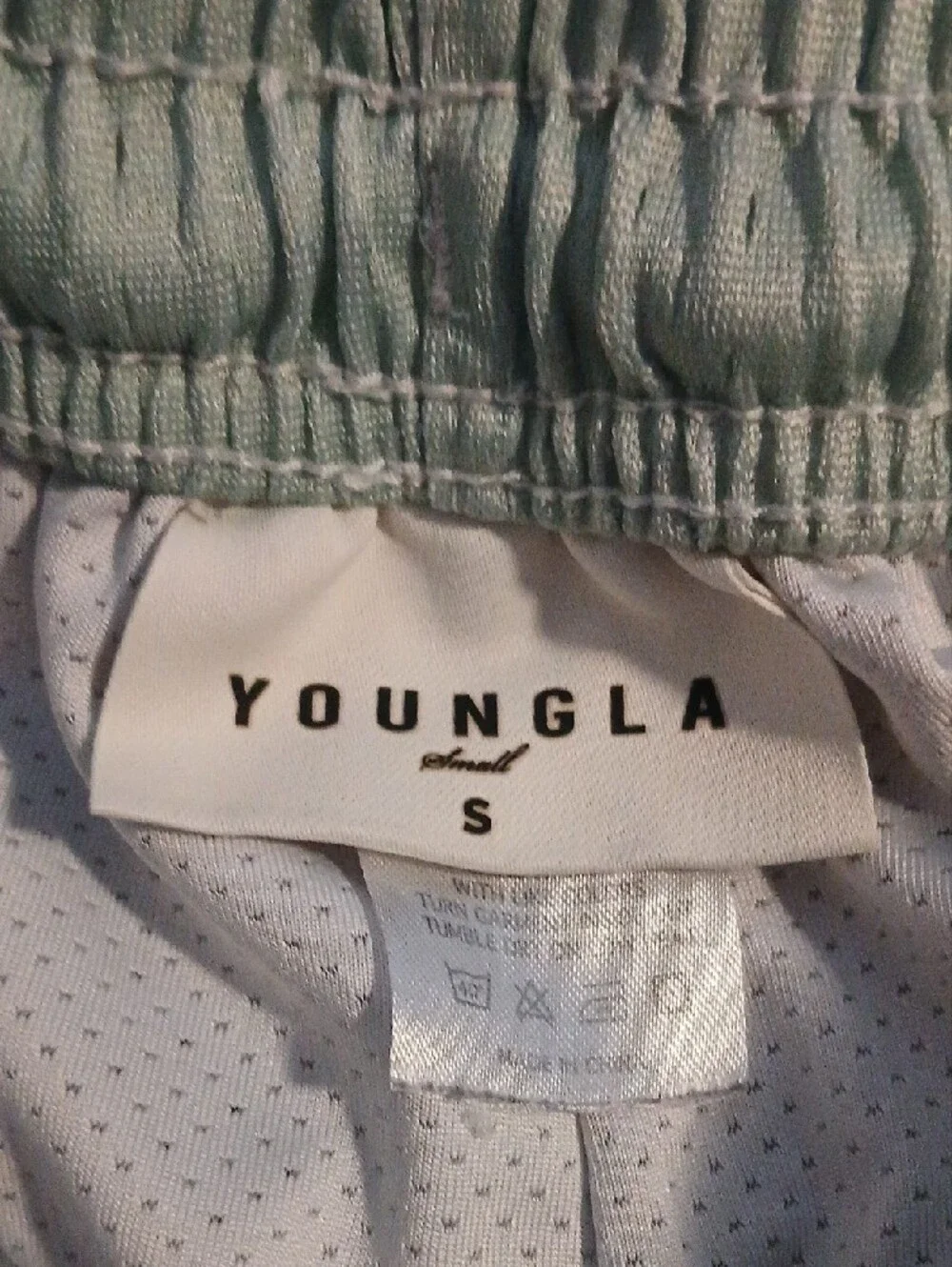 YoungLA 150 After Party Mystic Mountain Mesh Shorts Small Men